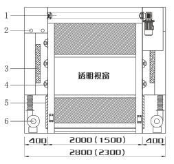 快速卷簾門貨淋室結構圖